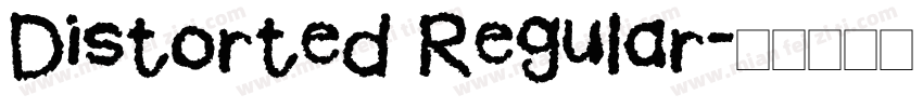 Distorted Regular字体转换